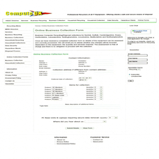 Online Business Collection Form